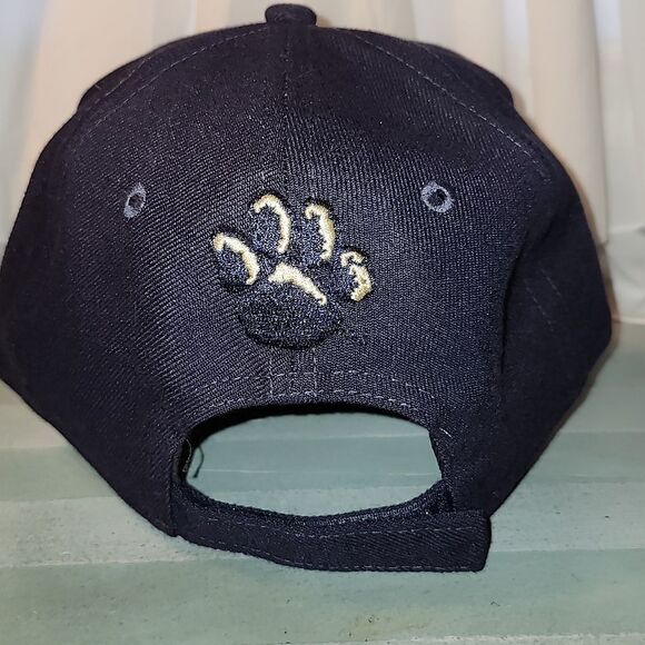New Era Pitt Panthers Black Velcroback Hat - New - Picture 5 of 9